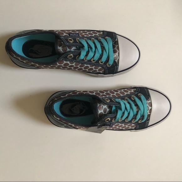 New Baby Phat Polka Dot Lace-Up Sneakers - Picture 9 of 9